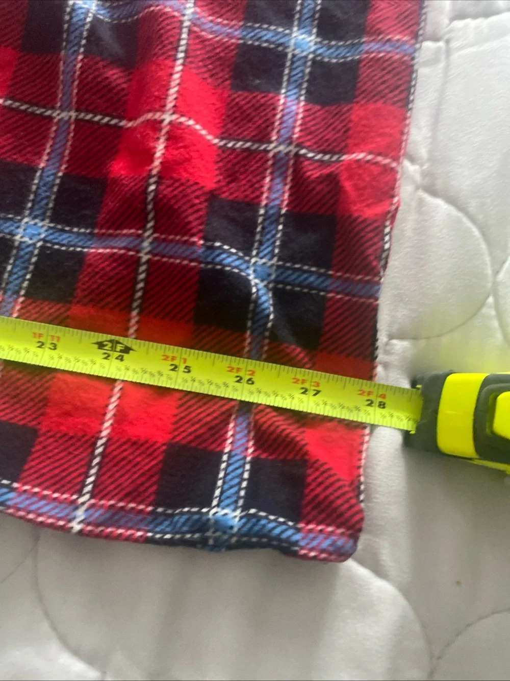 Tartan Red Plaid Standard Queen Pillowcases Flannel Set Of 2